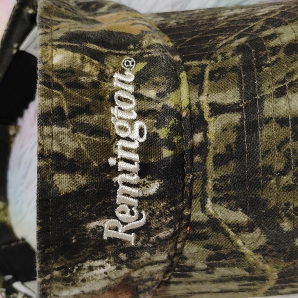RARE! Vintage Remington Camouflage Visor Velcro Back UNISEX - Picture 2 of 11